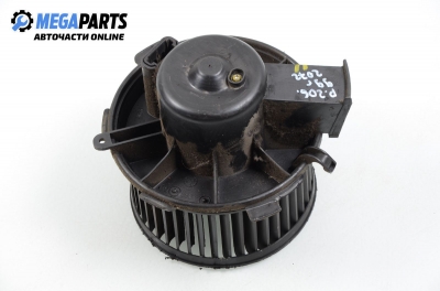 Heating blower for Peugeot 206 1.9 D, 69 hp, 3 doors, 1999