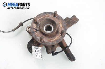 Knuckle hub for Nissan Almera 1.5, 98 hp, hatchback, 5 doors, 2003, position: front - left