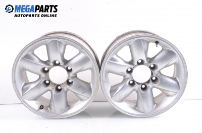 Alloy wheels for Nissan Terrano II (R20) (1993-2006) 16 inches, width 7 (The price is for two pieces)