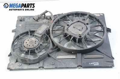 Cooling fans for Porsche Cayenne 4.5 S, 340 hp automatic, 2003