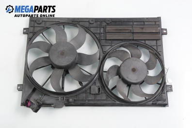 Cooling fans for Volkswagen Passat (B6) 2.0 TDI, 170 hp, station wagon automatic, 2007 Siemens VDO