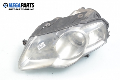 Headlight for Volkswagen Passat (B6) 2.0 16V TDI, 140 hp, sedan, 2005, position: left