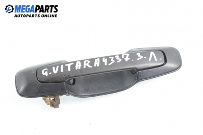 Outer handle for Suzuki Grand Vitara 2.0 4x4 HDI, 109 hp, 5 doors automatic, 2001, position: rear - left