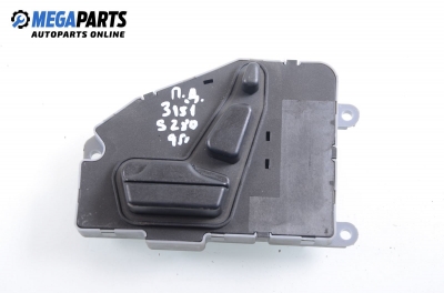 Seat adjustment switch for Mercedes-Benz S W140 2.8, 193 hp automatic, 1995, position: front - right