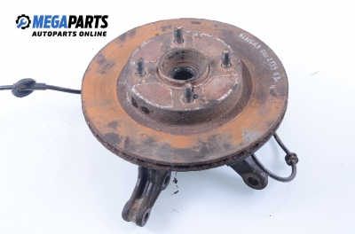 Knuckle hub for Nissan Almera 2.2 DI, 110 hp, 3 doors, 2000, position: front - right