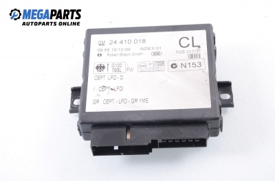 Comfort module for Opel Zafira A 1.6 16V, 101 hp, 2001 № GM 24 410 018