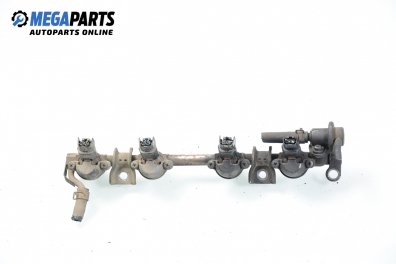 Fuel rail with injectors for Nissan Serena 1.6 16V, 97 hp, 1996