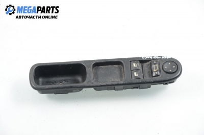 Window and mirror adjustment switch for Peugeot 307 2.0 HDI, 90 hp, hatchback, 5 doors, 2001