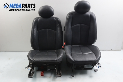 Leather seats with electric adjustment for Mercedes-Benz E-Class 211 (W/S) 2.2 CDI, 150 hp, sedan automatic, 2004