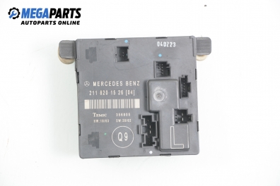 Door module for Mercedes-Benz E-Class 211 (W/S) 2.2 CDI, 150 hp, sedan automatic, 2004, position: rear - left № A2118201526 04