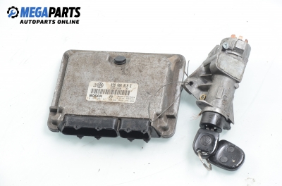 ECU mit zündschlüssel für Volkswagen Golf IV 1.9 TDI, 90 hp, 5 türen, 1999 № Bosch 0 281 001 611