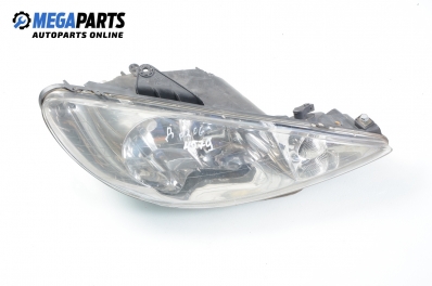 Headlight for Peugeot 206 1.4 HDi, 69 hp, 2003, position: right