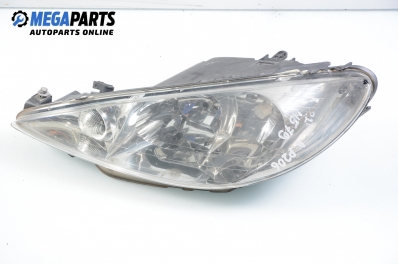 Headlight for Peugeot 206 1.4 HDi, 69 hp, 2003, position: left