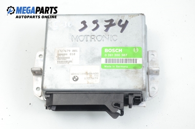 ECU für BMW 3 (E30) 1.8, 115 hp, combi, 1990 № Bosch 0 261 200 387