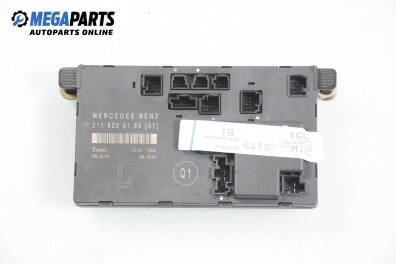 Door module for Mercedes-Benz E-Class 211 (W/S) 2.2 CDI, 150 hp, sedan automatic, 2004, position: front - left № A2118208185