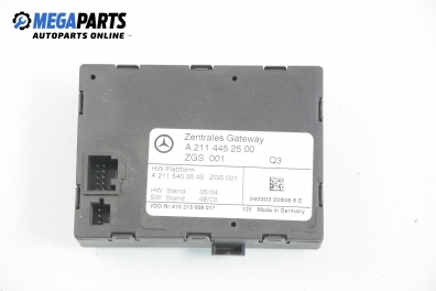 Central lock module for Mercedes-Benz E-Class 211 (W/S) 2.2 CDI, 150 hp, sedan automatic, 2004 № A2115403545