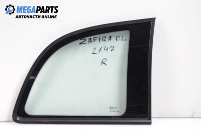 Vent window for Opel Zafira A 1.8 16V, 125 hp, 2003, position: rear - right