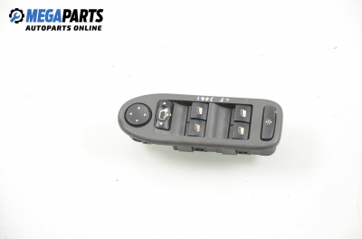 Window and mirror adjustment switch for Citroen C5 2.0 16V, 140 hp, station wagon, 2002