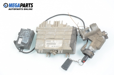 ECU cu cheie de contact și imobilizator pentru Volkswagen Polo (6N/6N2) 1.6, 75 cp, 3 uși, 1995 № Bosch 0 261 203 897/898