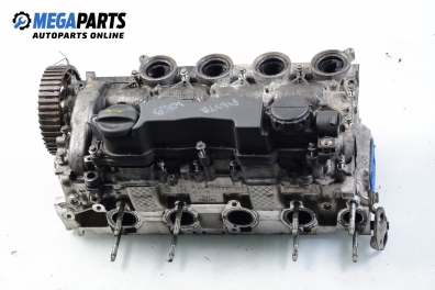 Engine head for Ford Fiesta V 1.6 TDCi, 90 hp, hatchback, 2004