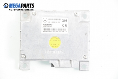 Modul GSM pentru Mercedes-Benz E-Class 211 (W/S) 2.2 CDI, 150 cp, sedan automat, 2004 № A2118205885