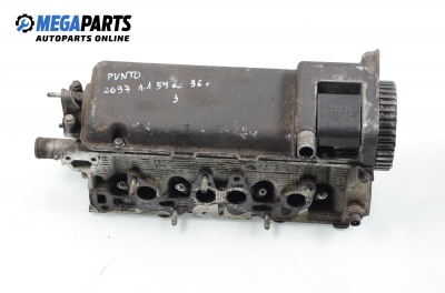 Engine head for Fiat Punto 1.1, 54 hp, hatchback, 3 doors, 1996