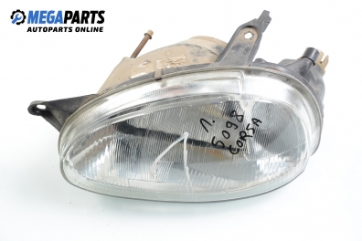 Headlight for Opel Corsa B 1.4, 60 hp, 3 doors, 1995, position: left