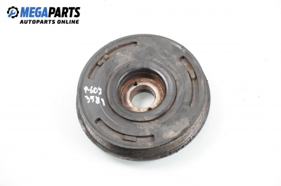 Damper pulley for Peugeot 607 2.2 HDI, 133 hp, 2001