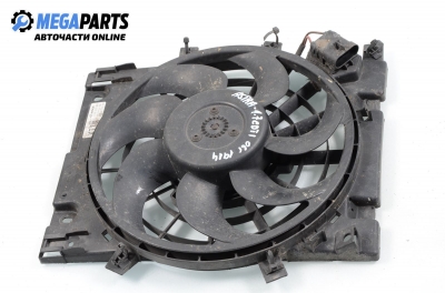 Radiator fan for Opel Astra H 1.7 CDTI, 100 hp, hatchback, 5 doors, 2006