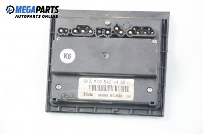 AC control module for Mercedes-Benz E-Class 210 (W/S) 2.3, 150 hp, sedan, 1995 № A 210 545 04 32 TE