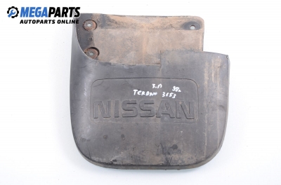 Mud flap for Nissan Terrano 2.7 TDi, 125 hp, 5 doors automatic, 1998, position: rear - left