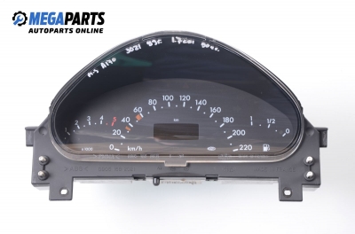 Instrument cluster for Mercedes-Benz A W168 1.7 CDI, 90 hp, 5 doors, 1999