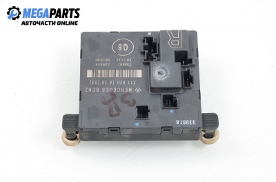 Door module for Mercedes-Benz E W211 1.8 Kompressor, 163 hp, sedan automatic, 2003, position: rear - right № 211 820 16 26