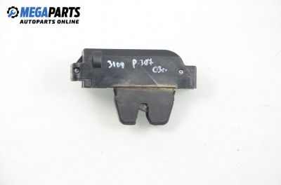 Trunk lock for Peugeot 307 2.0 HDI, 107 hp, hatchback, 5 doors, 2003