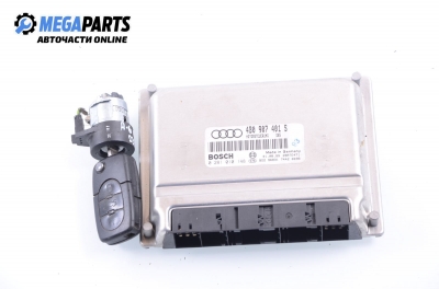 ECU cu cheie de contact pentru Audi A6 (C5) 2.5 TDI, 150 cp, combi, 2000 № 4B0 907 401 S