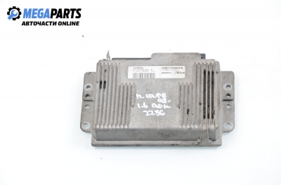 ECU for Renault Megane 1.6, 90 hp, coupe, 1998 № S115300120B