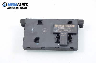 Door module for Mercedes-Benz C-Class 203 (W/S/CL) 2.2 CDI, 143 hp, coupe, 2002, position: front - left № A 203 820 63 26