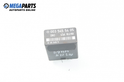 Air conditioning relay for Mercedes-Benz 124 (W/S/C/A/V) 2.3, 136 hp, sedan automatic, 1992 № 003 545 54 05