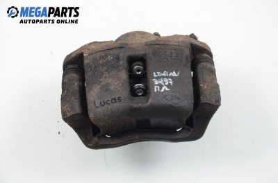 Caliper for Dacia Logan 1.4, 75 hp, sedan, 2006, position: front - left