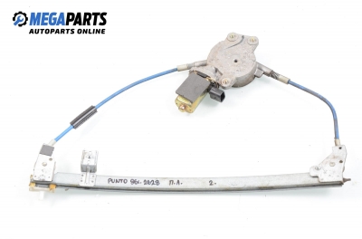Macara electrică geam pentru Fiat Punto 1.6, 88 cp, hatchback, 5 uși, 1996, poziție: stânga - fața