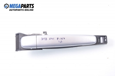 Außengriff für Peugeot 307 2.0 HDI, 90 hp, combi, 2004, position: rechts, rückseite