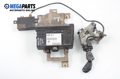 ECU cu cheie de contact și imobilizator pentru Volkswagen Polo (6N/6N2) 1.6, 75 cp, 3 uși, 1998 № Magneti Marelli 61600.355.02