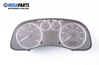 Instrument cluster for Peugeot 307 2.0 HDI, 90 hp, station wagon, 2004