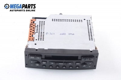Cassette player for Peugeot 307 2.0 HDI, 90 hp, station wagon, 2004