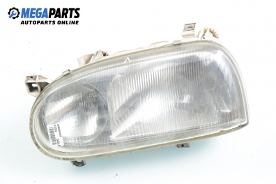 Headlight for Volkswagen Golf III 1.6, 101 hp, 5 doors, 1996, position: left Hella