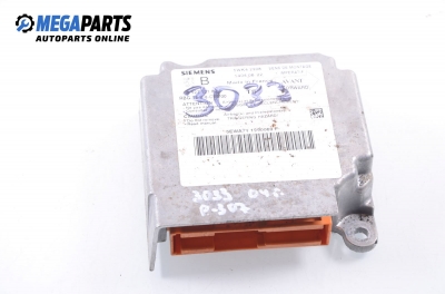 Airbag module for Peugeot 307 2.0 HDI, 90 hp, station wagon, 2004 № Siemens 5WK4 2908
