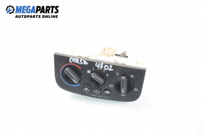 Air conditioning panel for Opel Corsa C 1.0, 58 hp, 3 doors, 2002