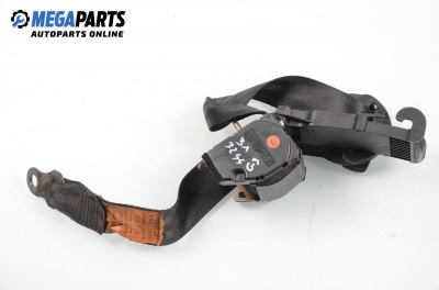 Seat belt for Volkswagen Golf III 1.6, 75 hp, 5 doors, 1994, position: rear - left