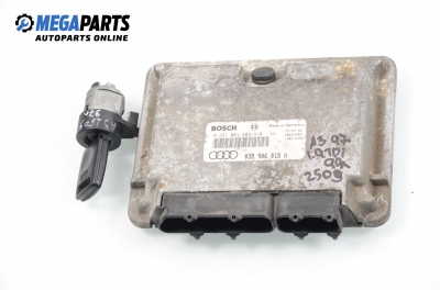 ECU incl. ignition key for Audi A3 (8L) 1.9 TDI, 90 hp, 3 doors, 1997 Bosch 0 281 001 409/410