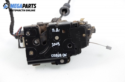 Schloss for Skoda Fabia 1.4, 60 hp, hecktür, 2001, position: rechts, vorderseite